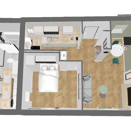 Appartchic - Appartement Standing - Plein Centre & Parking Prive Créon Екстериор снимка