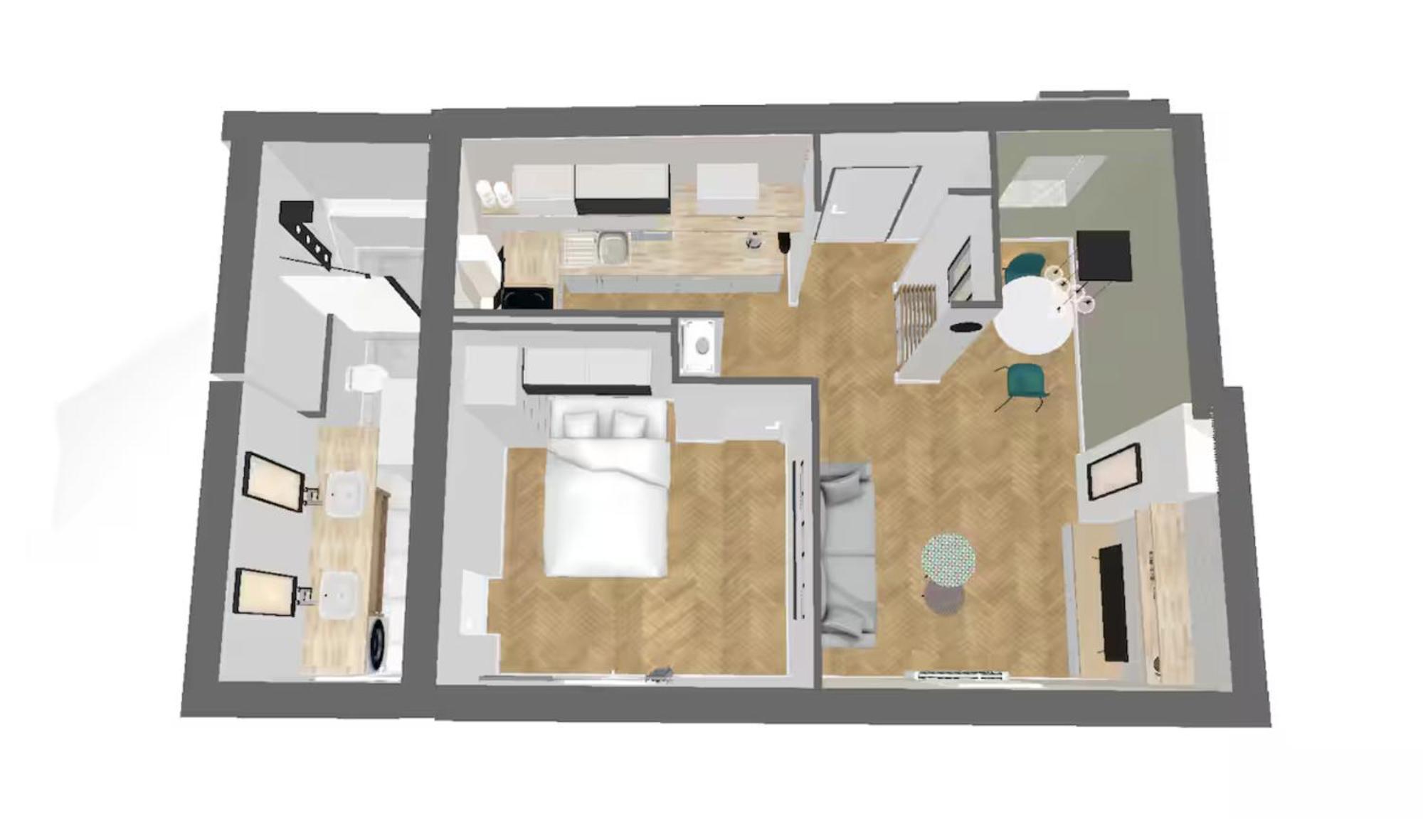 Appartchic - Appartement Standing - Plein Centre & Parking Prive Créon Екстериор снимка
